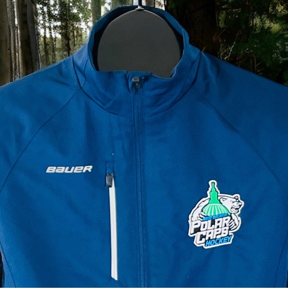 Bauer Youth West Madison Polar Caps Hockey Team Jacket Youth size medium - Picture 7 of 12